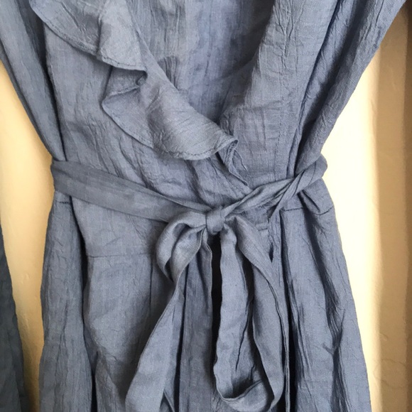 PAIGE Shawna Ruffe Wrap Dress - Picture 6 of 8